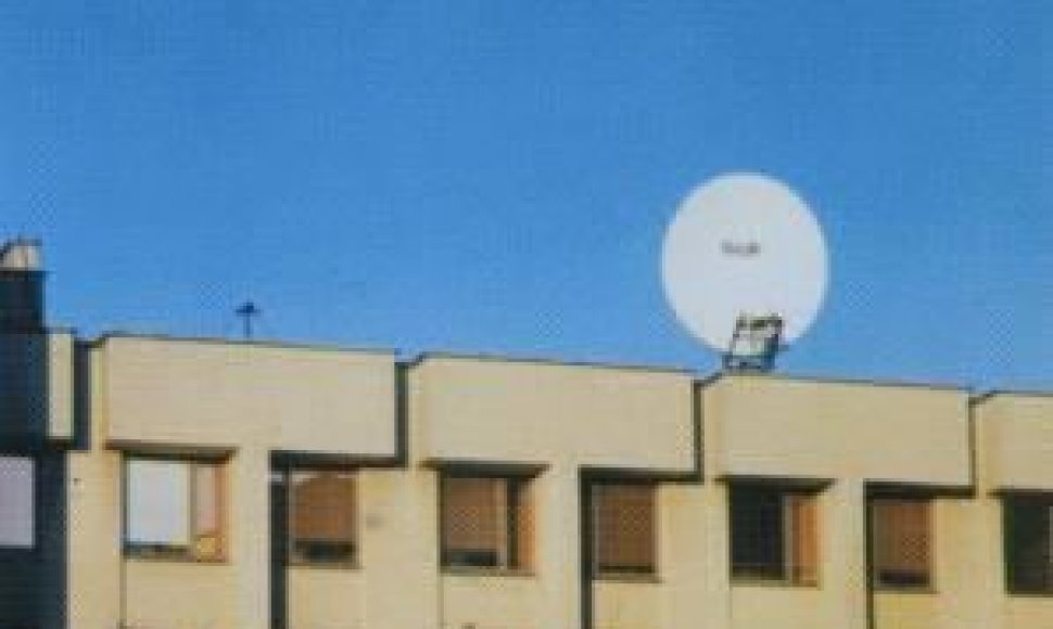 Pirmoji palydovinė interneto antena Lietuvoje