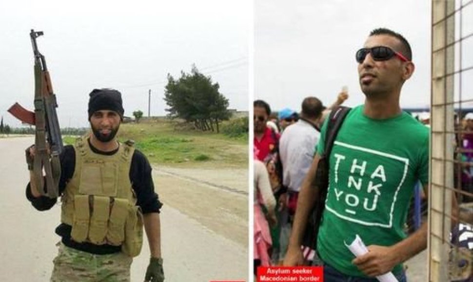 Plintanti nuotrauka su į Europą neva su pabėgėliais patekusiu „Islamo valstybės“ džihadistu – melas