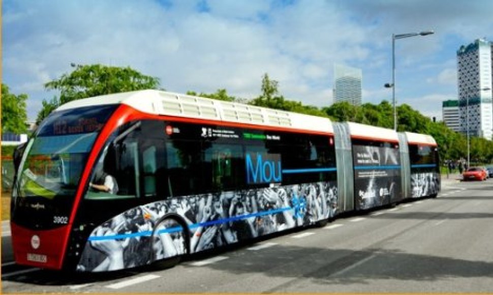  BRT tipo elektriniai autobusai