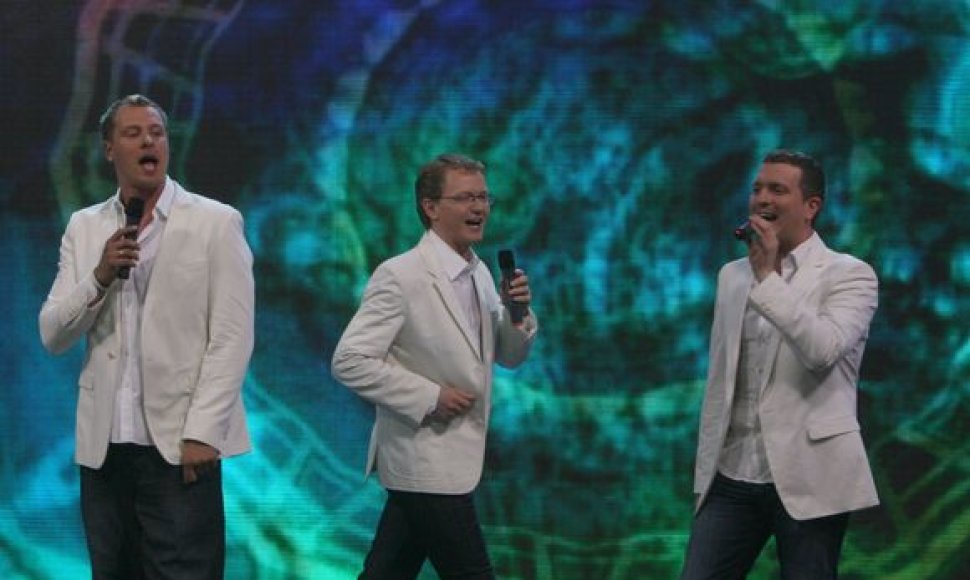 Grupė "Bavarija": Vilius Tarasovas, Juozas Liesis ir Deivydas Zvonkus.