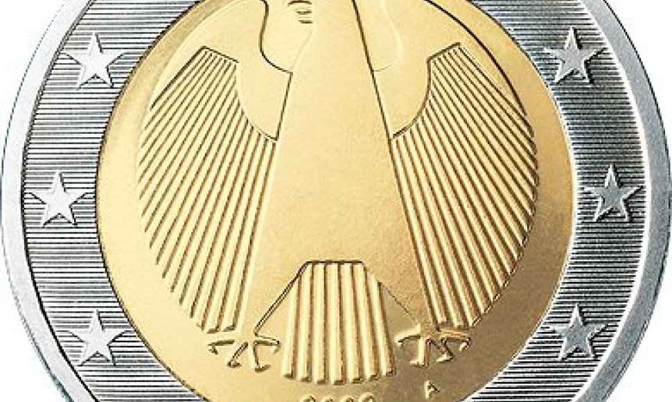 Vokiška dviejų eurų moneta