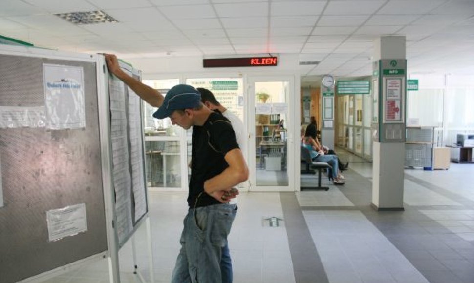  Į Klaipėdos darbo biržą kreipėsi daugiau naujų bedarbių.