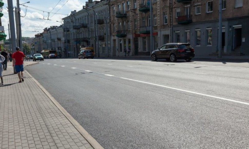 Sutvarkytos Vilniaus gatvės