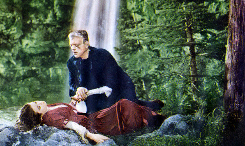 Kadras i&scaron; filmo &bdquo;The Bride of Frankenstein&ldquo;