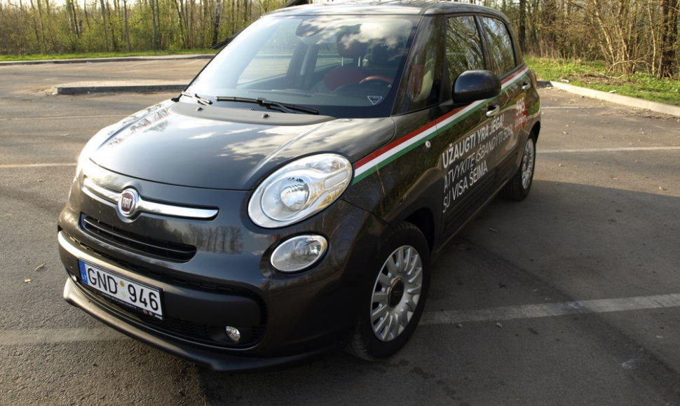 „Fiat 500L“ išorės dizainas 