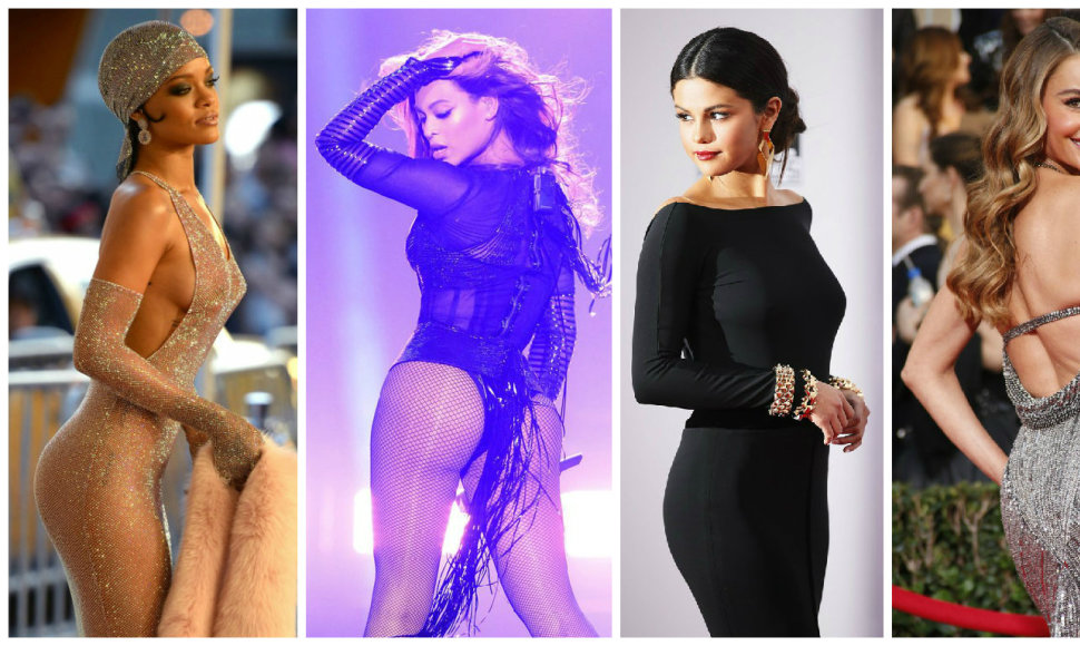 Rihanna, Beyonce, Selena Gomez ir Sofia Vergara