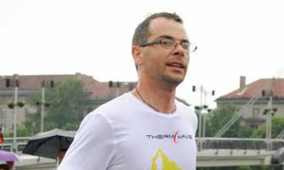 Tomas Jakas bėga 10 km