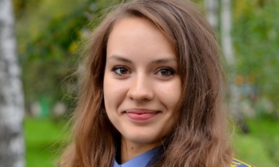 Ukrainos konkurso &bdquo;Uniformuota gražuolė 2013&ldquo; nugalėtoja Anastasija &Scaron;karupa