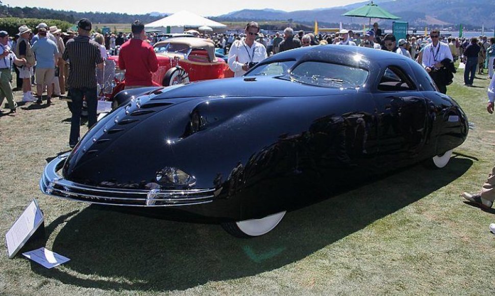 Nors buvo galvojama apie masinę gamybą, 1938 metais sukurtas Phantom Corsair prototipas liko vieninteliu. (Rex Gray, Wikimedia(CC BY 2.0)