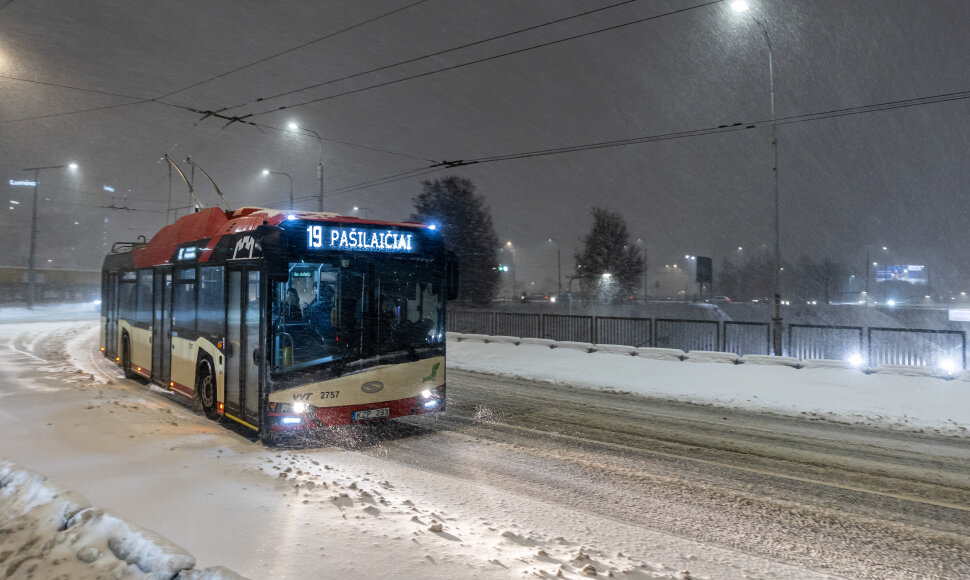 Stiprus snygis Vilniuje