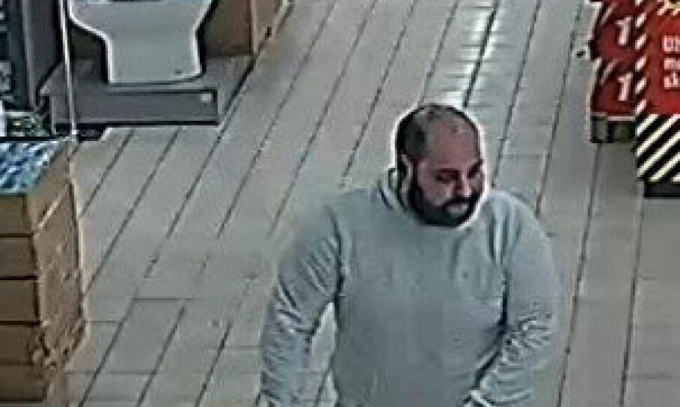 Tirdami vagystę i&scaron; parduotuvės Kauno policininkai ie&scaron;ko &scaron;io vyro