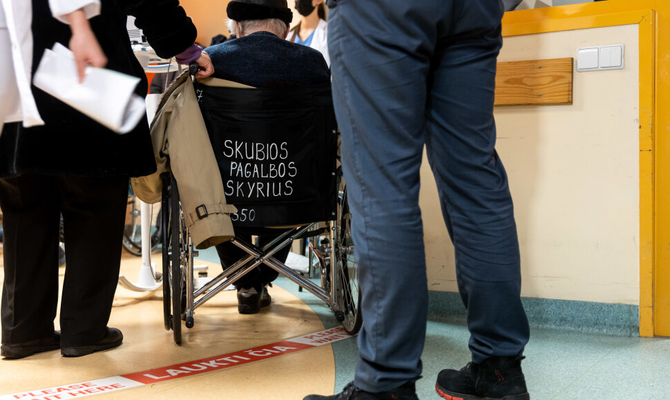 Perpildytas Lazdynų ligoninės priimamasis