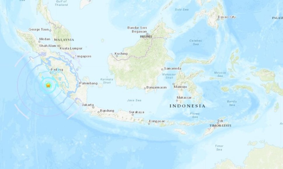 Žemės drebėjimas Indonezijoje