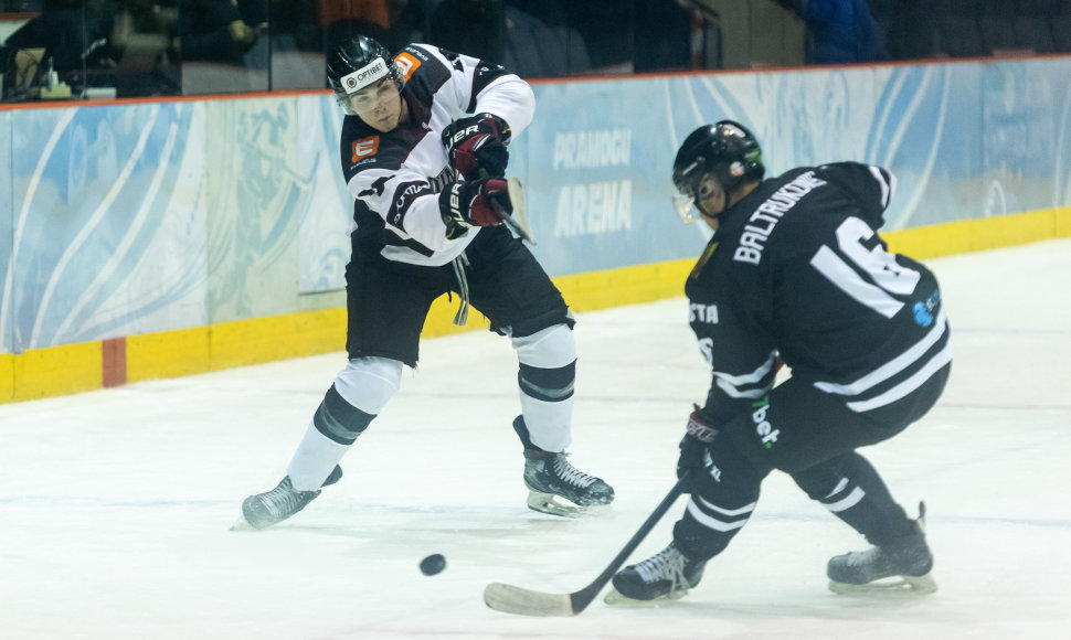 Lietuvos ir Latvijos ledo ritulio lygos rungtynės: „7bet Hockey Punks“ - „Dinamo“