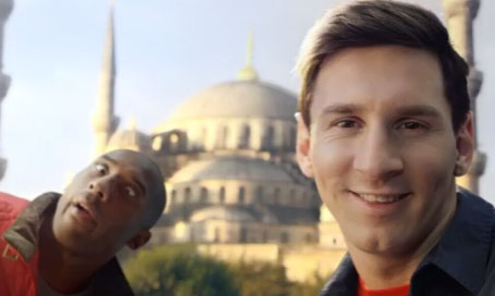 Kobe Bryantas ir Lionelis Messi