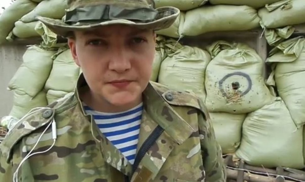 Ukrainiečių karininkė Nadia Savčenko