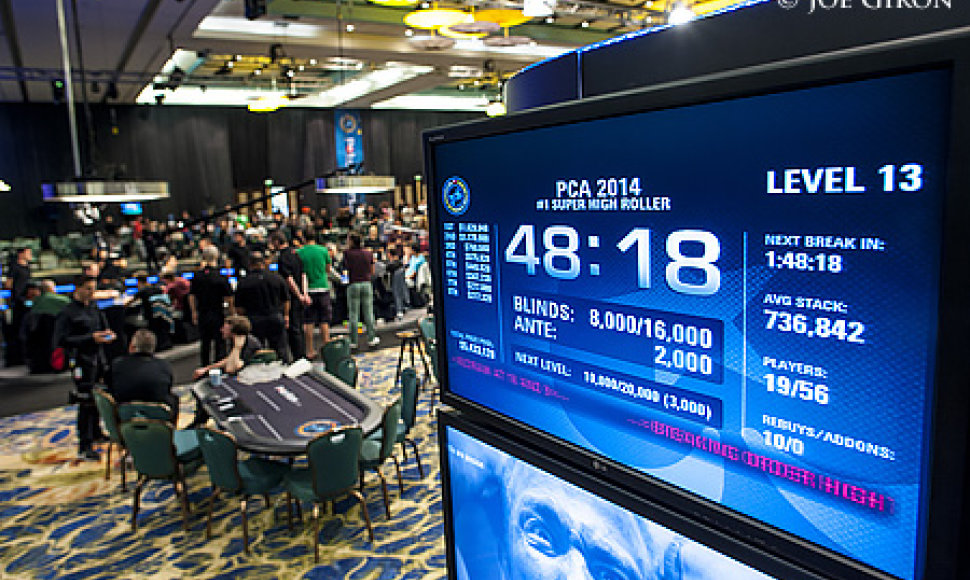 „PokerStars.net Karibų nuotykio“ turnyro laikrodis