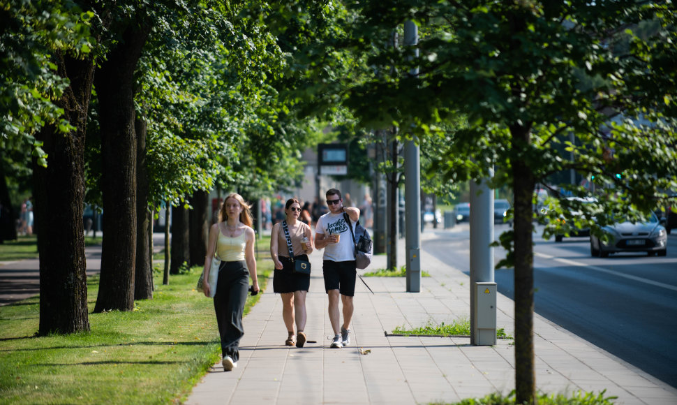 +31°C karščio Vilniuje