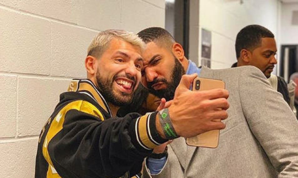 Drake'as ir Sergio Aguero