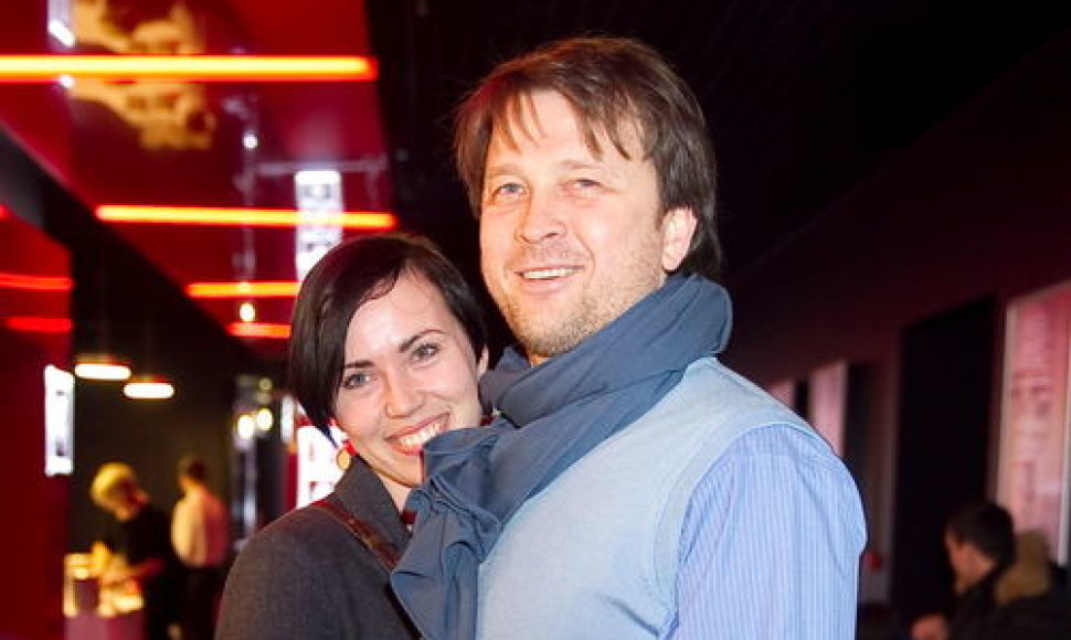 Darius Petkevičius su žmona Julija