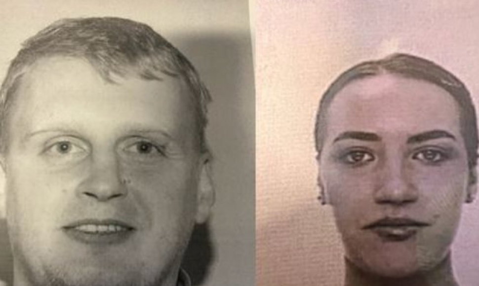 Ieškomi įtariamieji Gytis Česnaitis ir Kamilė Andriuškevičiūtė