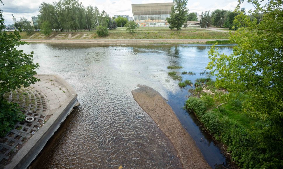 Vilniuje nusekusios Neries ir Vilnios upės