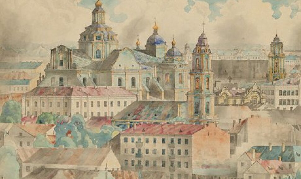 Juozas Kamarauskas. Vilniaus miesto panorama