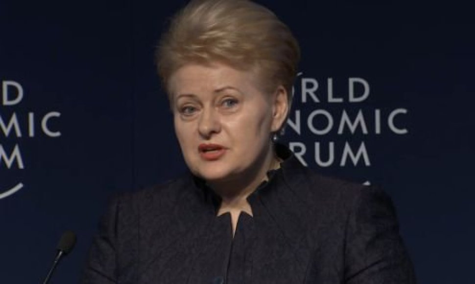 Dalia Grybauskaitė Davose