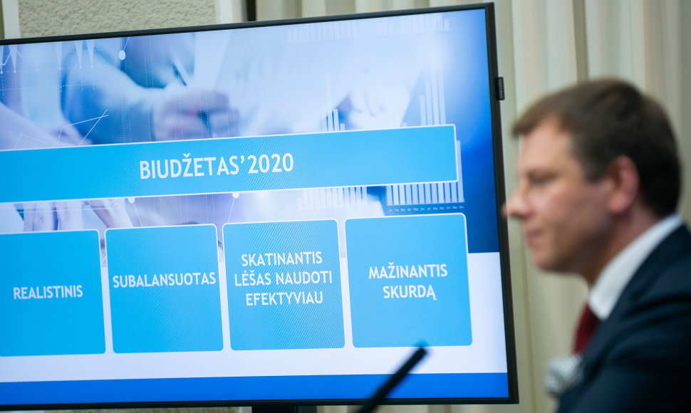 Vyriausybėje pristatytas kitų metų valstybės biudžeto projektas