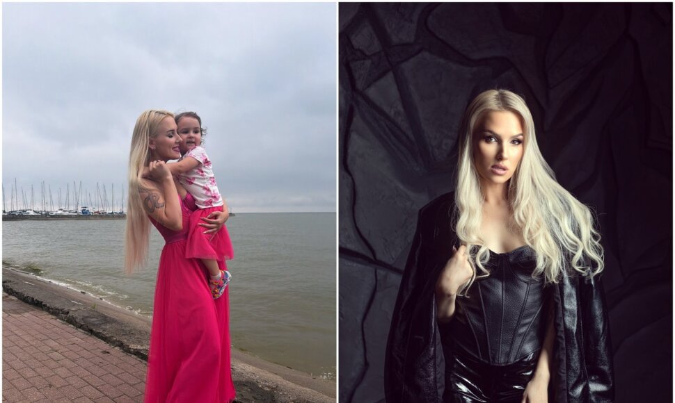 Milena Šimėnė su dukryte