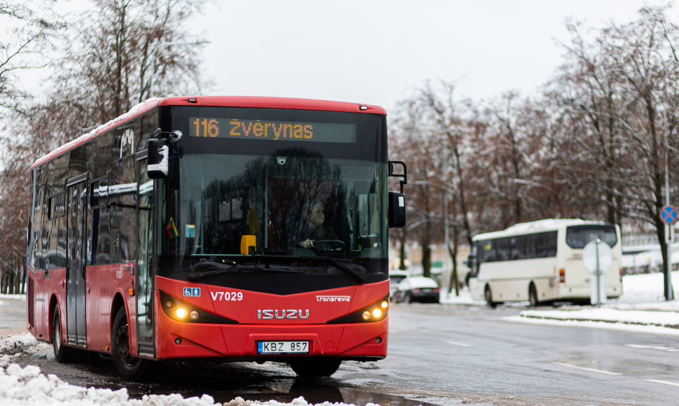 Sugrįžęs sniegas Vilniuje