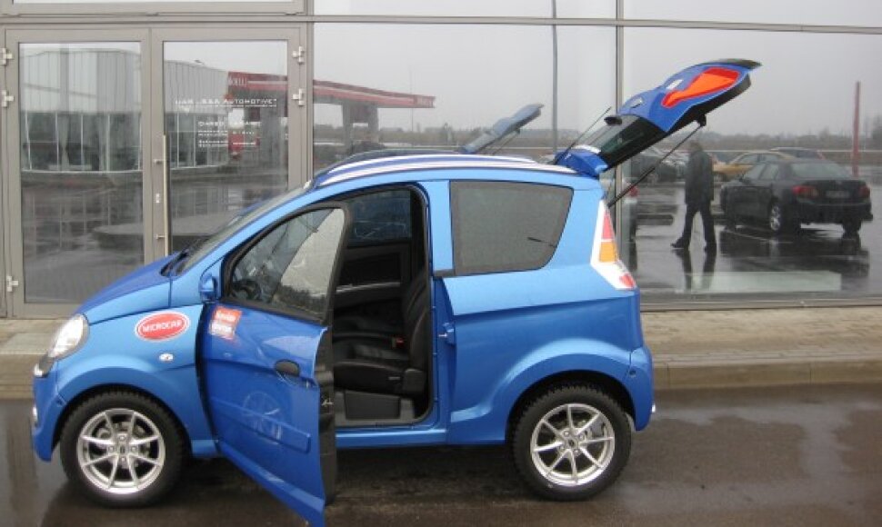 &bdquo;Mircrocar&ldquo; &ndash; mopedas ar automobilis?