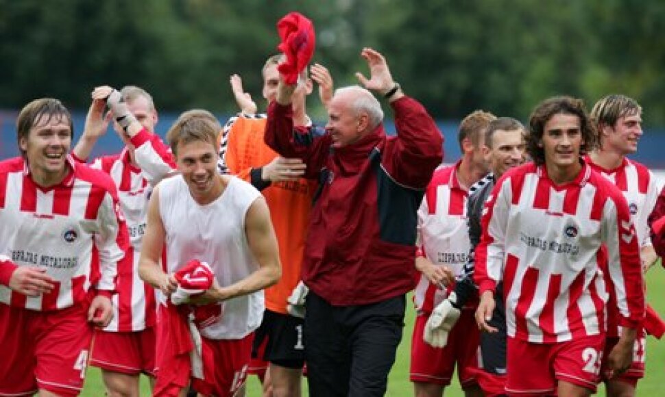 Benjaminas Zelkevičius su Liepojos klubu yra tapęs Latvijos čempionu