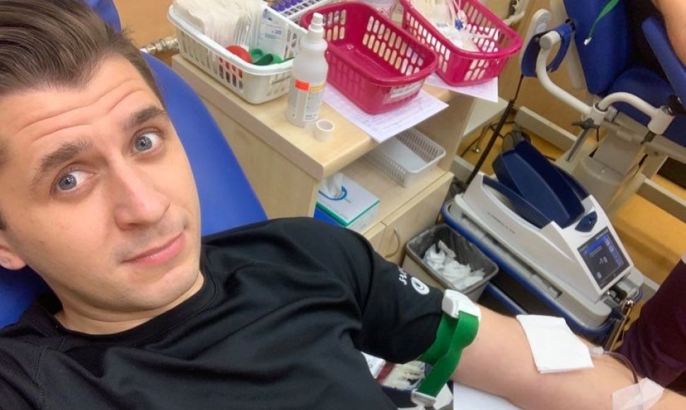 Panevėžietis tapo Garbės donoru: neatlygintinai kraujo aukojo 40-ąjį kartą