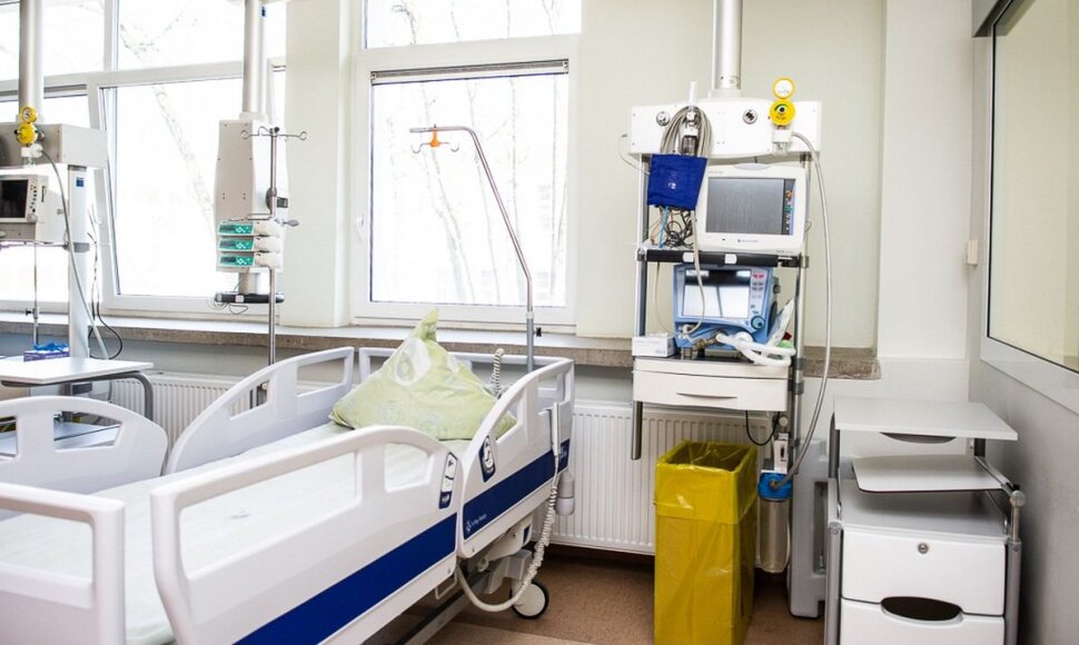 COVID-19 korpusas Panevėžio ligoninėje iš vidaus