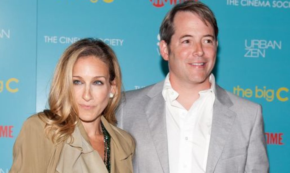 Sarah Jessica Parker ir Matthew Broderickas