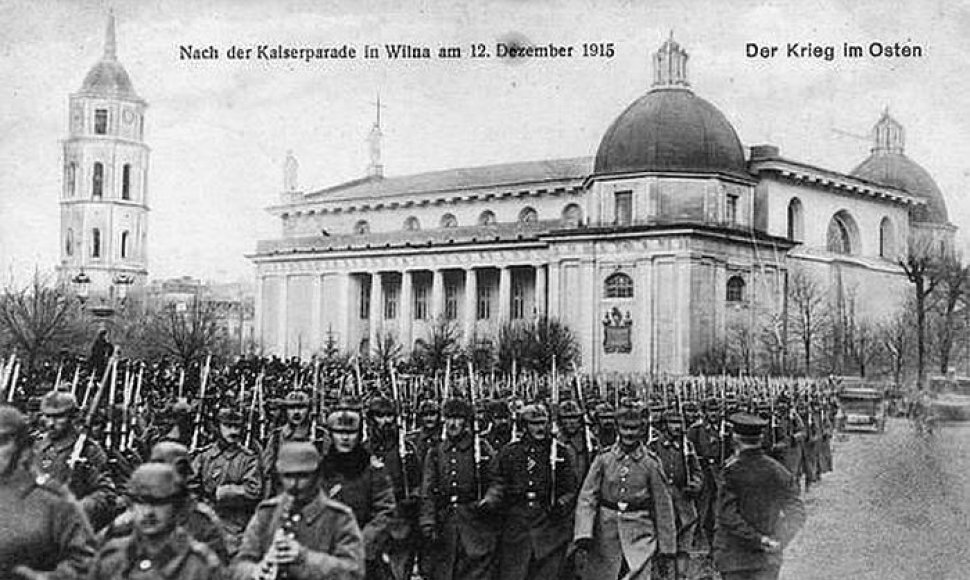 Kaizerinės kariuomenės paradas Vilniuje 1915 metais