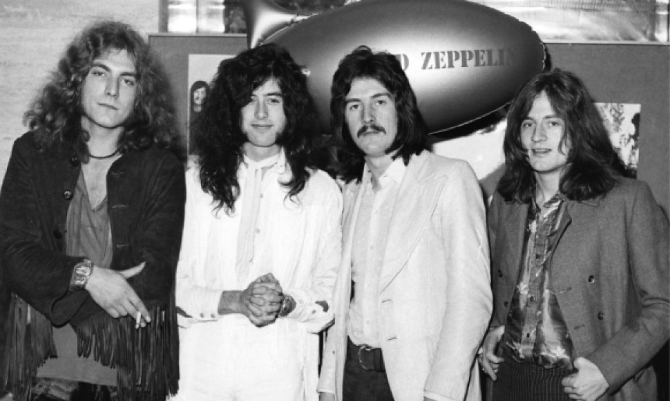 „Led Zeppelin“ 1969-aisiais: (iš kairės) Robertas Plantas, Jimmy Page'as, Johnas Bonhamas ir Johnas Paulas Jonesas