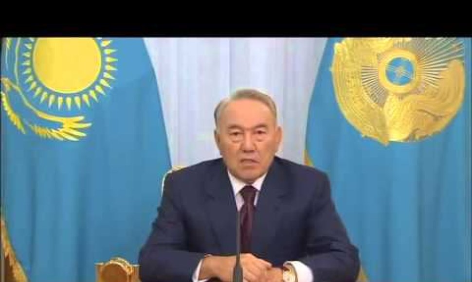 Kazachstano prezidentas Nursultanas Nazarbajevas