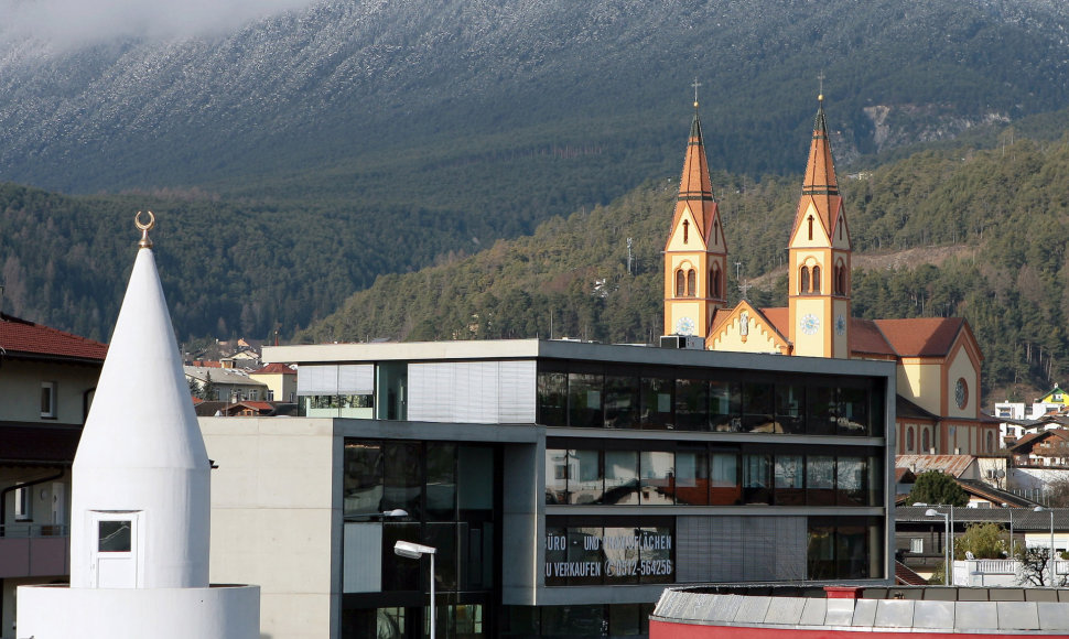 Mečetės minaretas Austrijoje