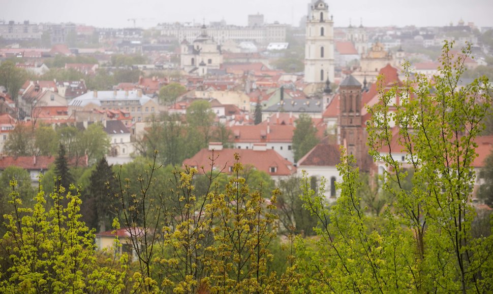 Lietaus gaivinamas Vilnius ir jo gamta