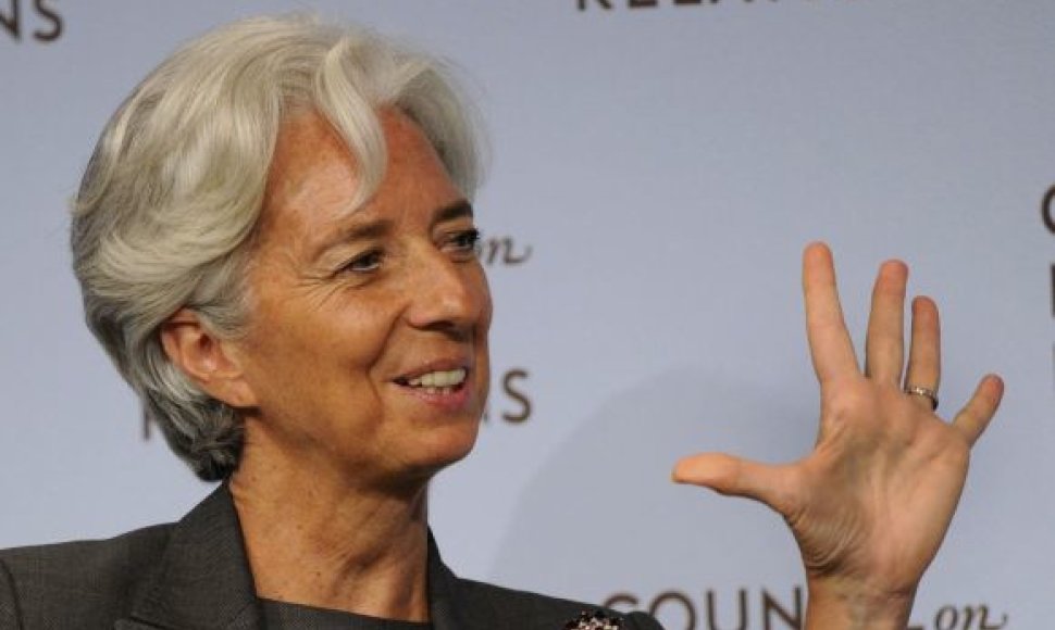 TVF vadovė Christine Lagarde