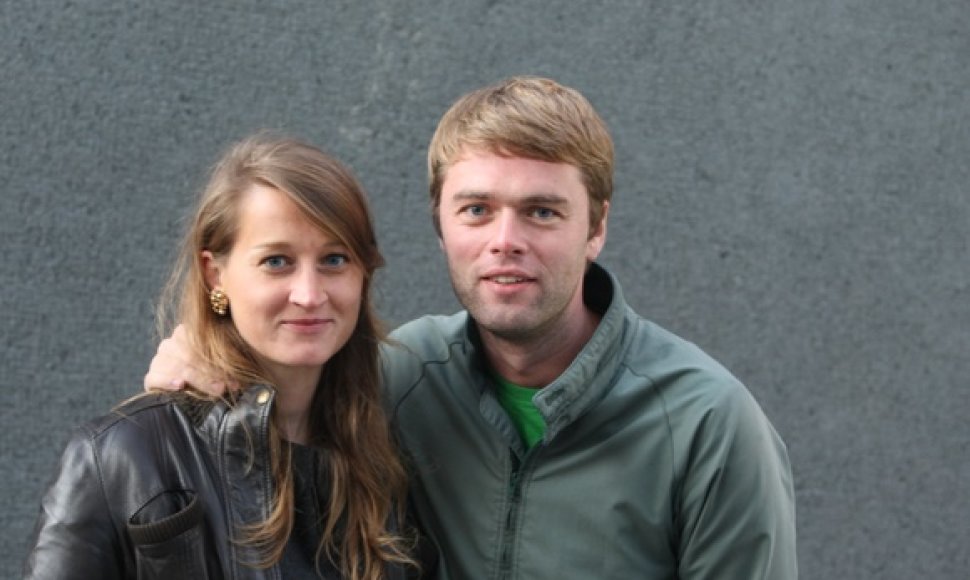 Ignas Krupavičius su žmona Toma