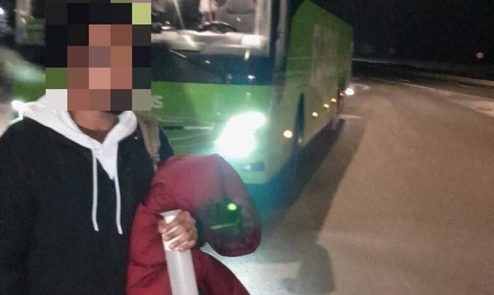 Sulaikytas neteisėtas migrantas