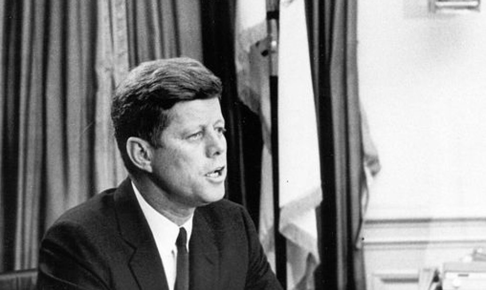 JAV prezidentas Johnas F.Kennedy 1963 m. birželį