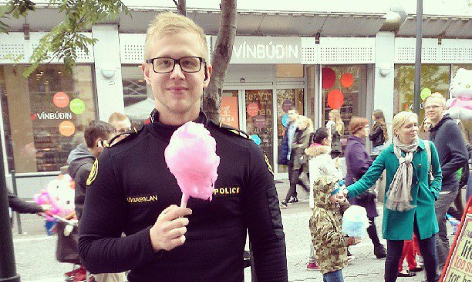 Islandijos policininkas
