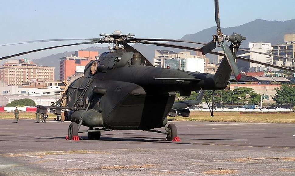 Venesuelos karinių oro pajėgų sraigtasparnis Mi-17