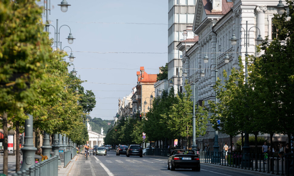 Vasariška kaitra Vilniuje