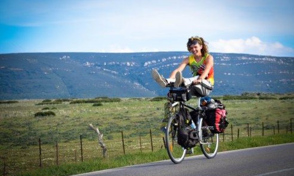 Rudenį Vilius ketina iškeliauti į kelionę aplink pasaulį dviračiu