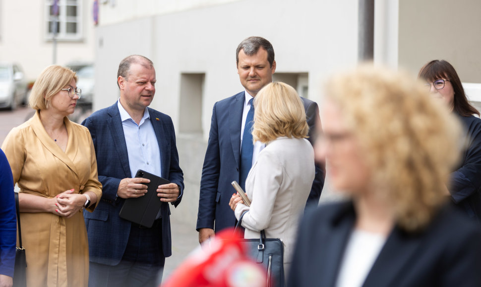 Aušrinė Norkienė, Saulius Skvernelis, Gintautas Paluckas, Rita Tamašūnienė